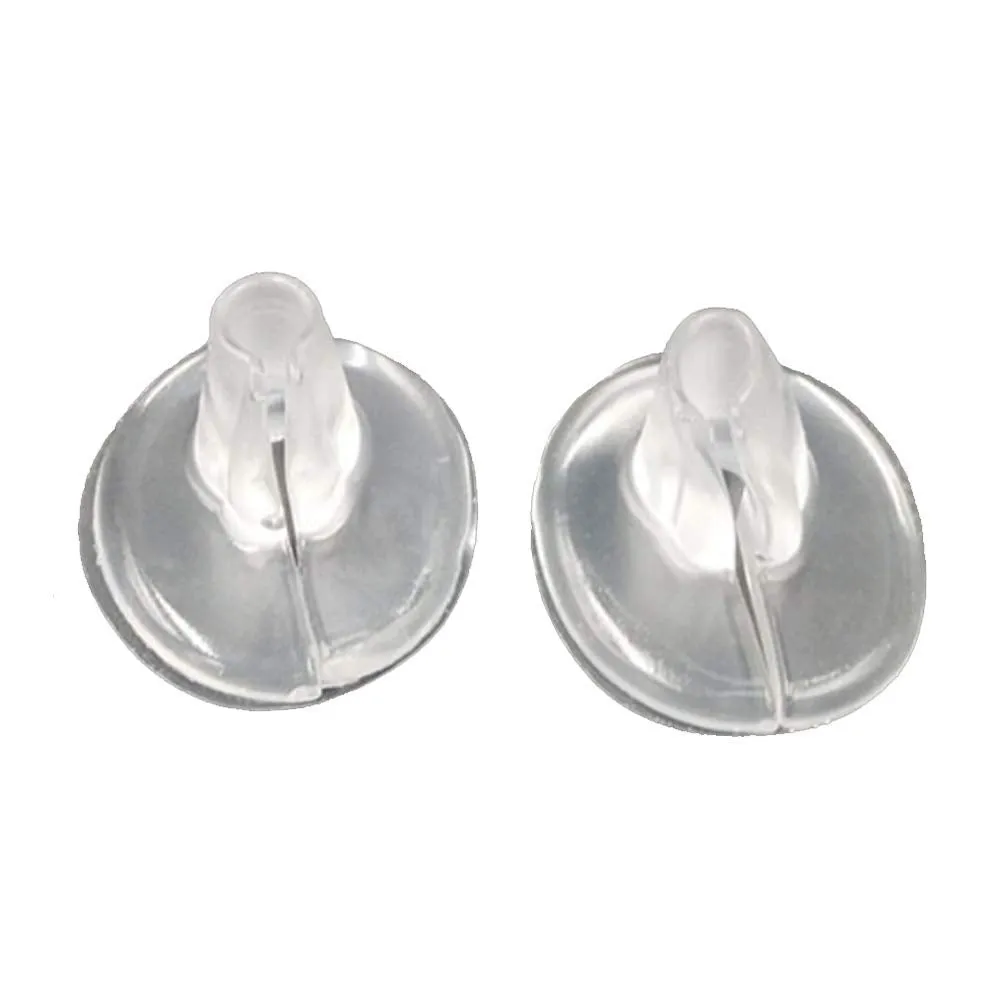 5 Pairs Silicone Thong Sandal Toe Protectors Clear Sandal Flip Flops Gel Toe Guards Cushions Thong Protectors for Men Women A