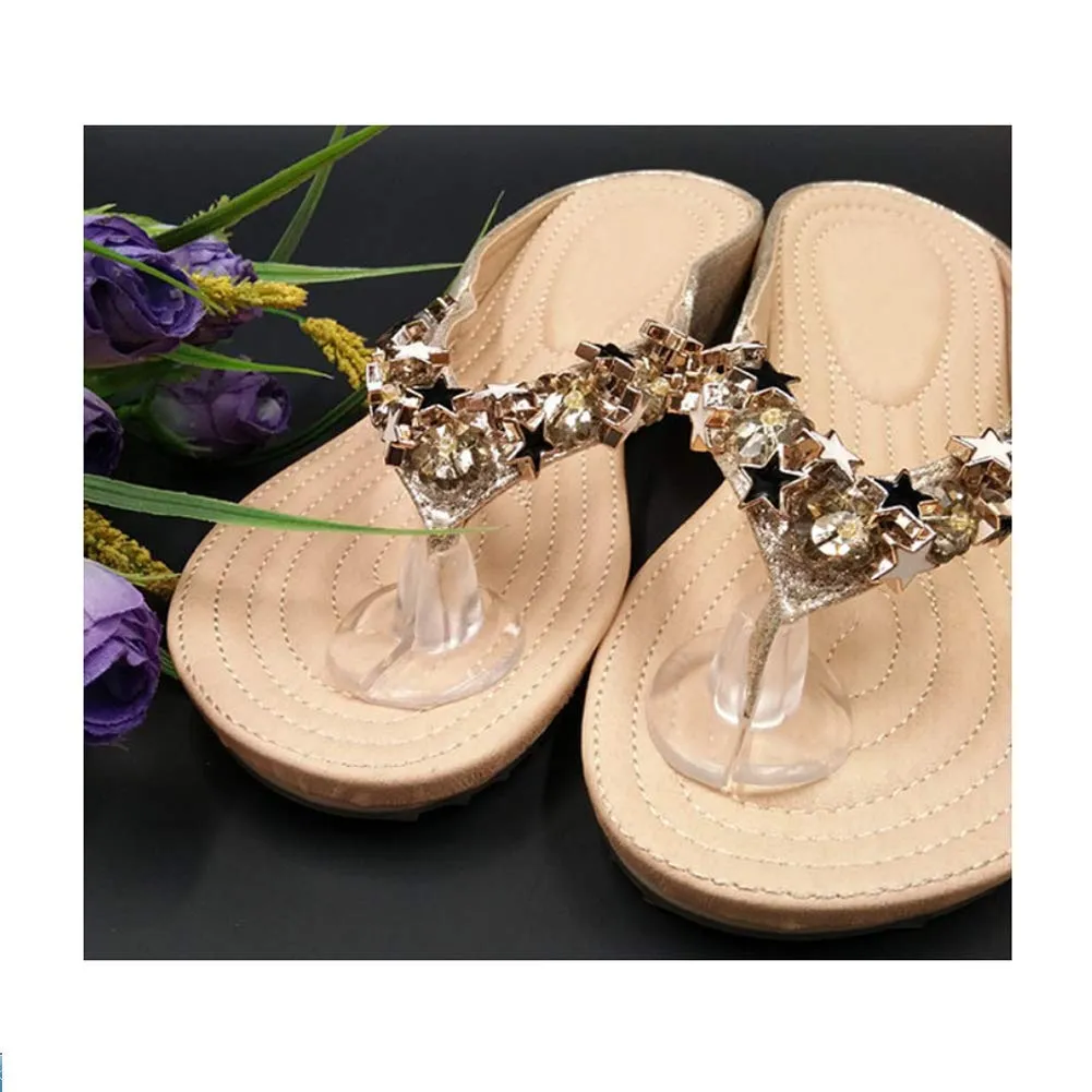 5 Pairs Silicone Thong Sandal Toe Protectors Clear Sandal Flip Flops Gel Toe Guards Cushions Thong Protectors for Men Women A