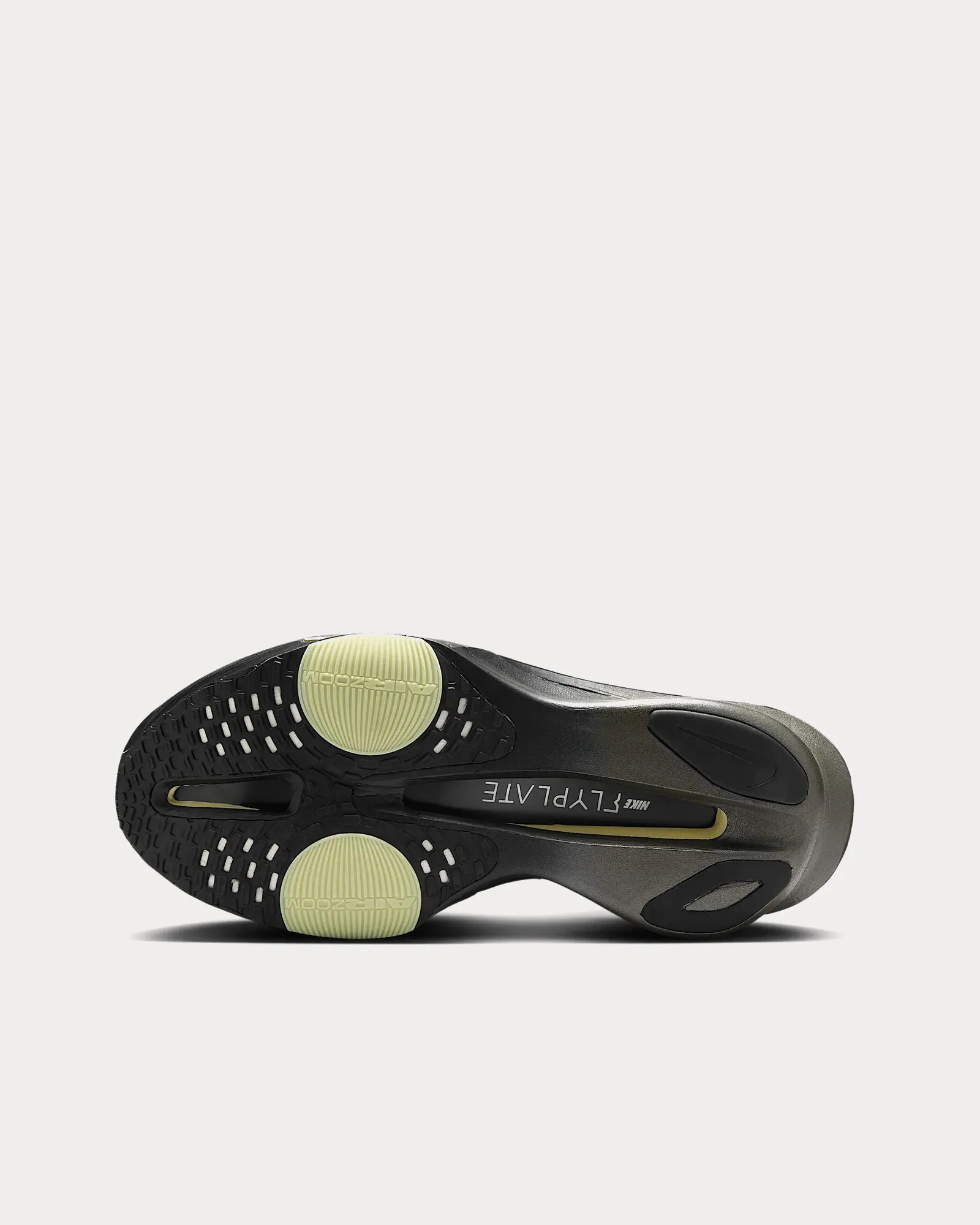 Alphafly 3 Black / Olive Aura / Metallic Silver / Metallic Medium Ash Running Shoes