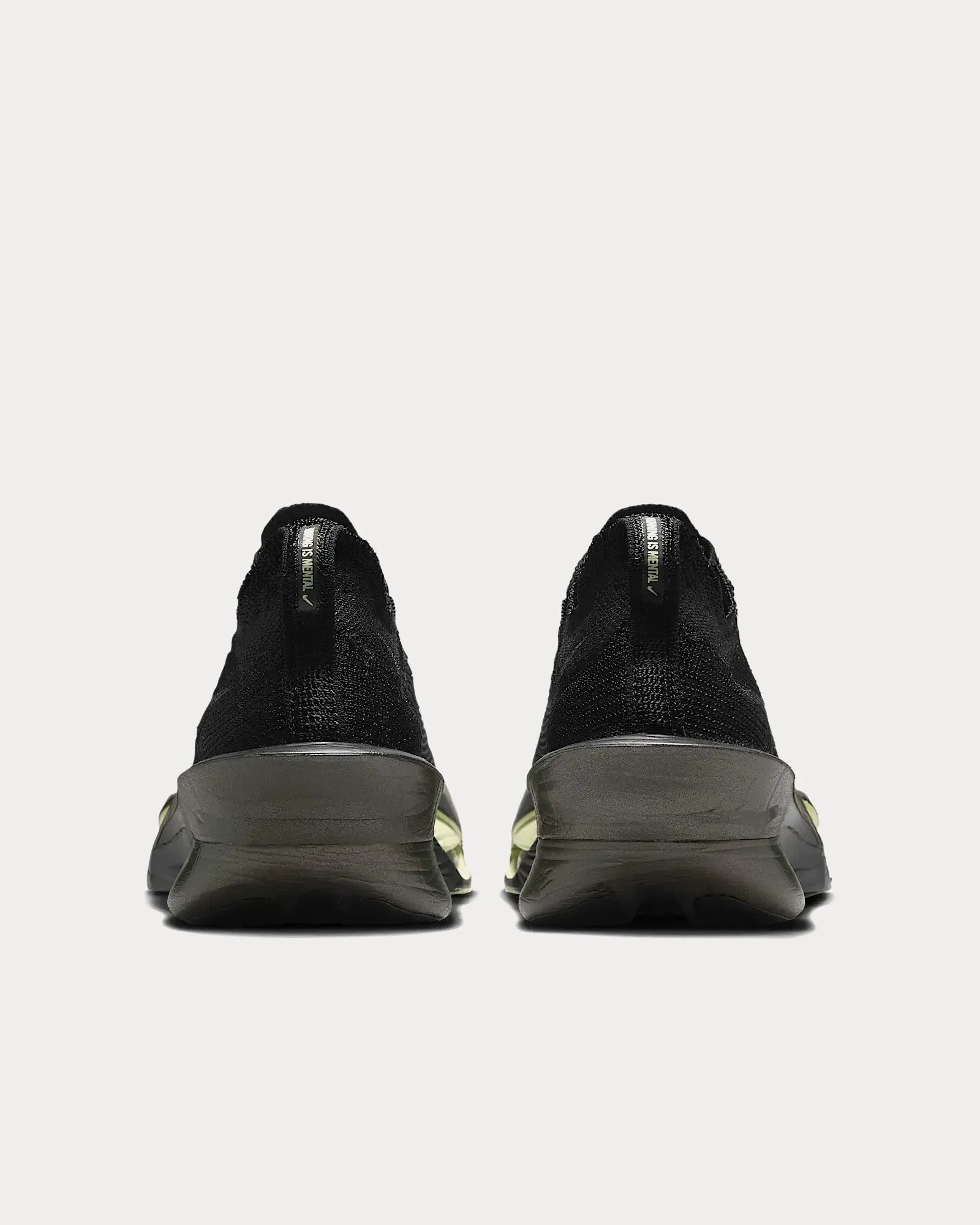 Alphafly 3 Black / Olive Aura / Metallic Silver / Metallic Medium Ash Running Shoes