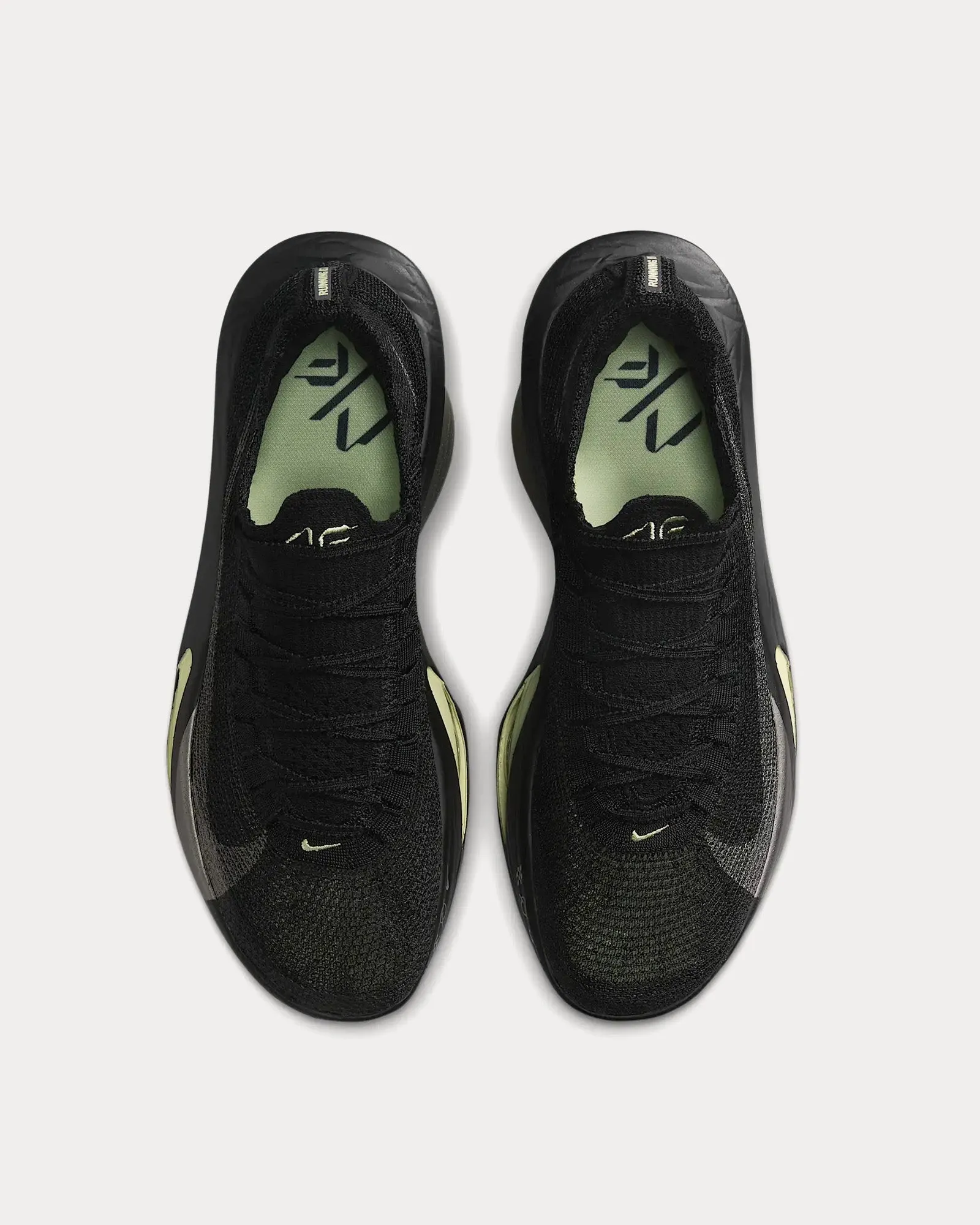 Alphafly 3 Black / Olive Aura / Metallic Silver / Metallic Medium Ash Running Shoes