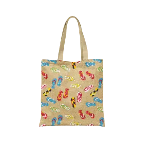 Beachy Flip Flops in the Sand / Tote Bag