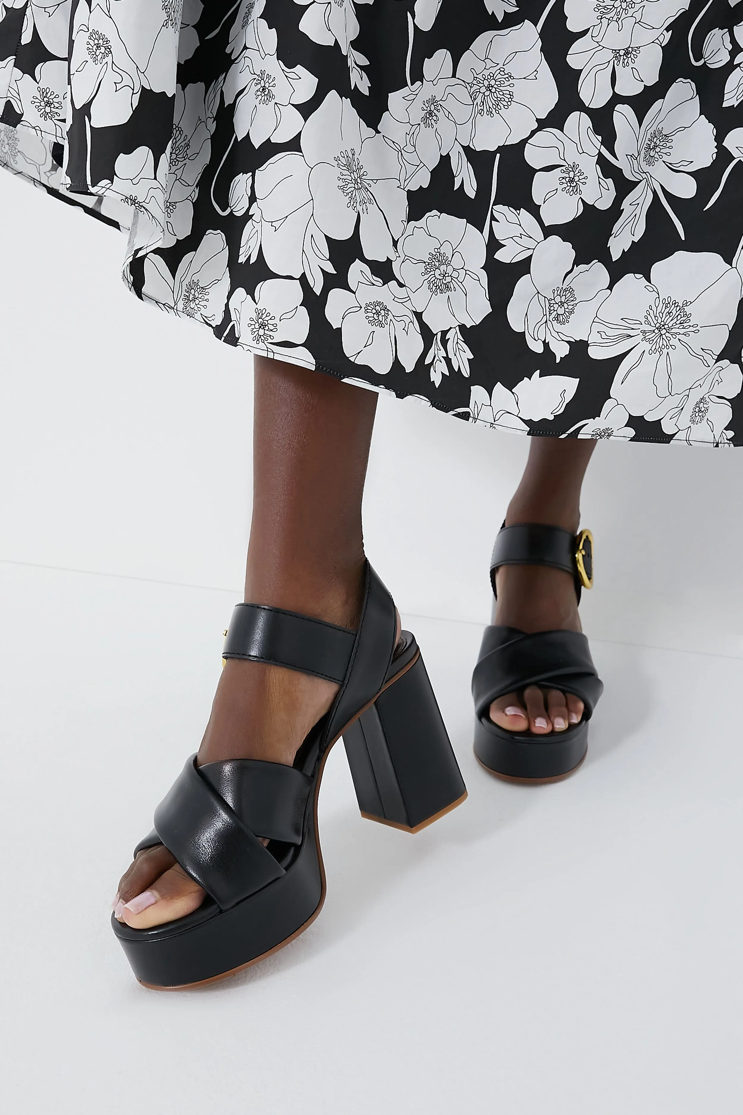 Black Lyna Heels