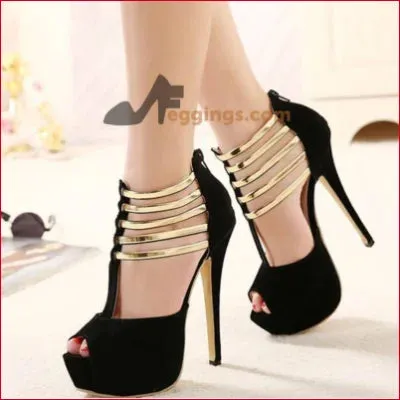 Black Micro Suede 7 Inch Stilettos: High Heels for Women