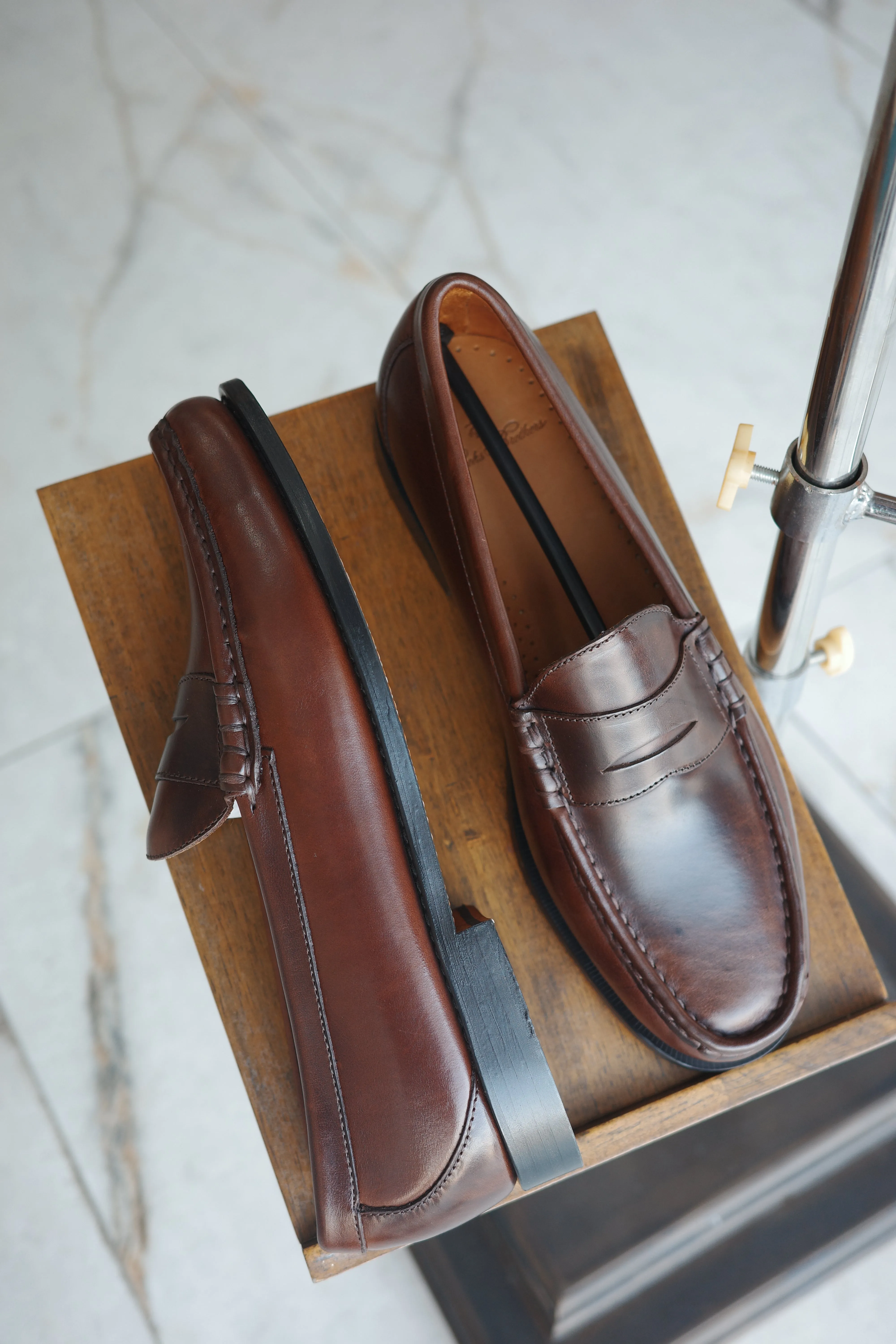 Brooks Brothers Penny Loafer Brown