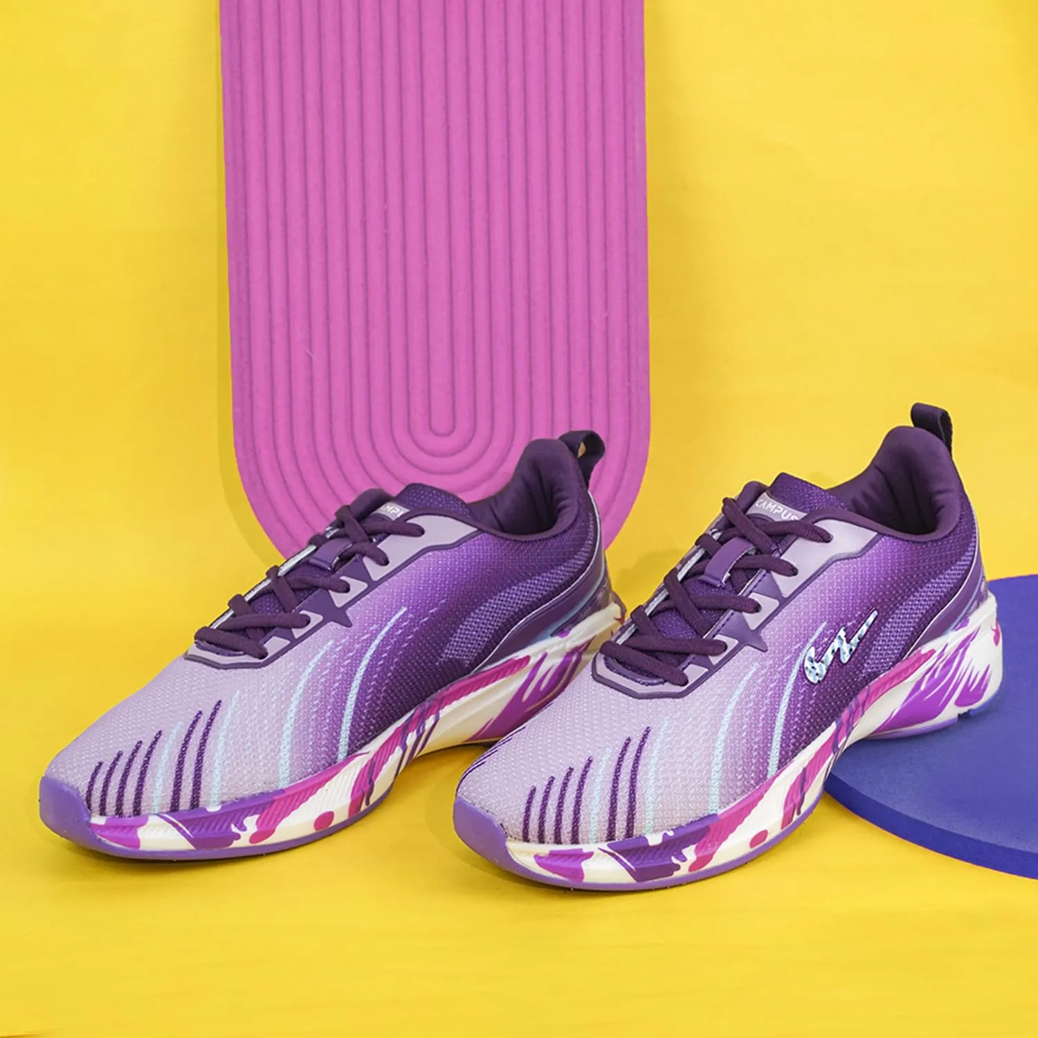 Campus Women's Camp Streak PRPL/Mauve Running Shoes - 6UK 22L-132