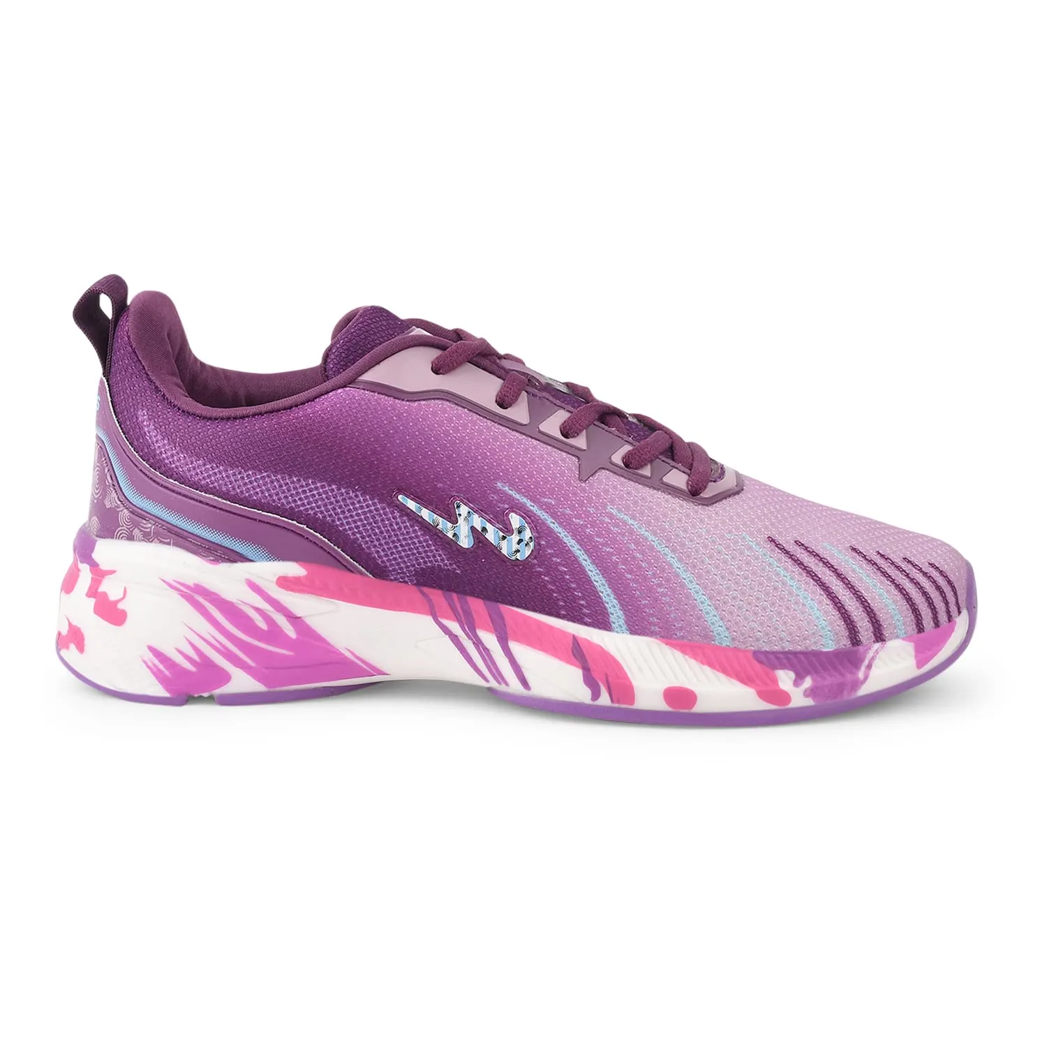 Campus Women's Camp Streak PRPL/Mauve Running Shoes - 6UK 22L-132