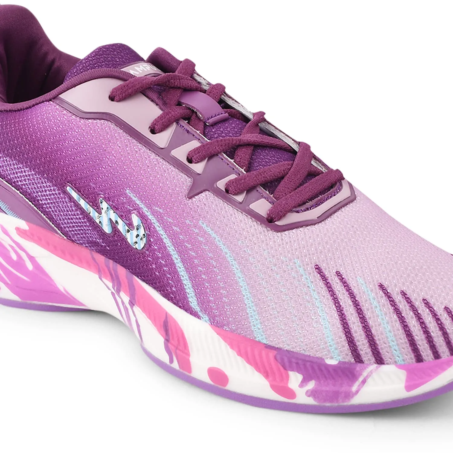 Campus Women's Camp Streak PRPL/Mauve Running Shoes - 6UK 22L-132