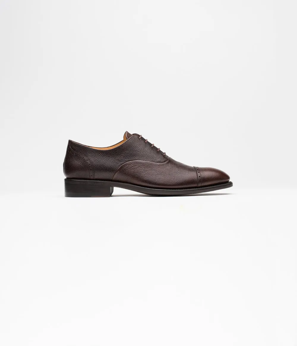 Cap Toe Oxford Pebble Brown