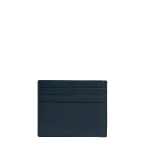 DARK BLUE LEATHER CREDIT CARD HOLDER