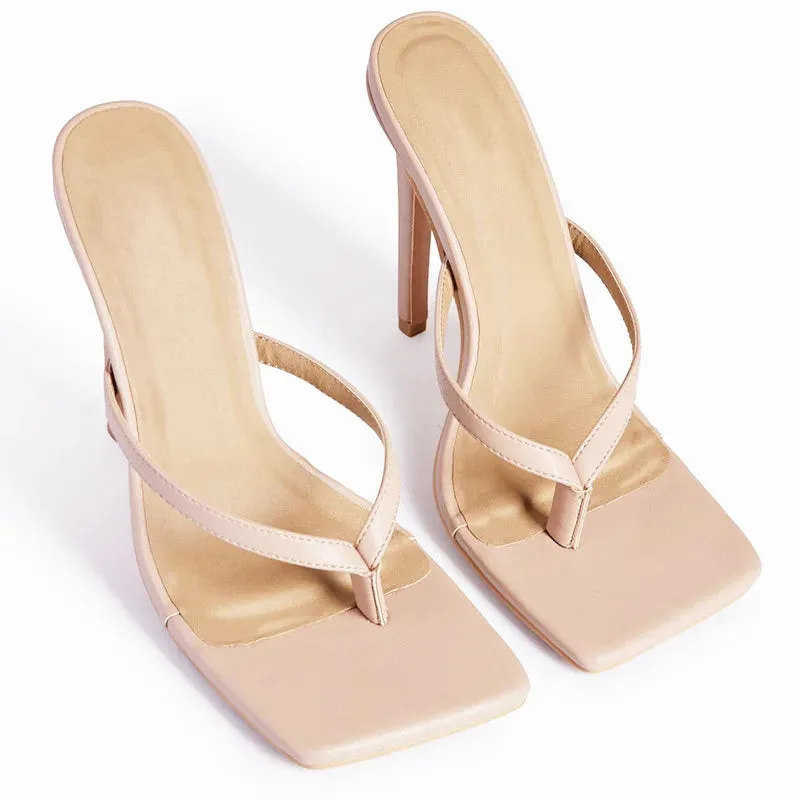 Flat Flip Stilettos Sandals