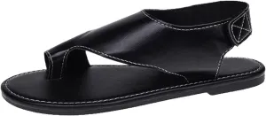 Flip Flops For Women 2025 - Vegan Leather Women Slippers Womens Sandals Women's Flat Sandals Women Shoes