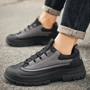 Heren wintersneakers - antislip, comfortabel, slip-on, lage top