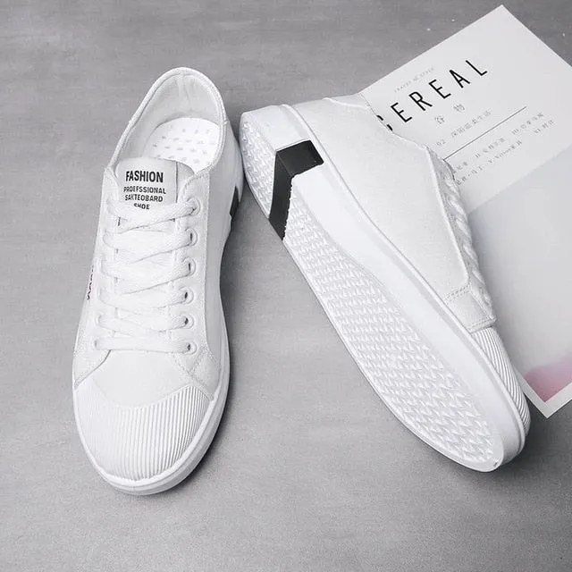 Korean men's white shoes,simple casual shoes,youthful shoes,sneakers