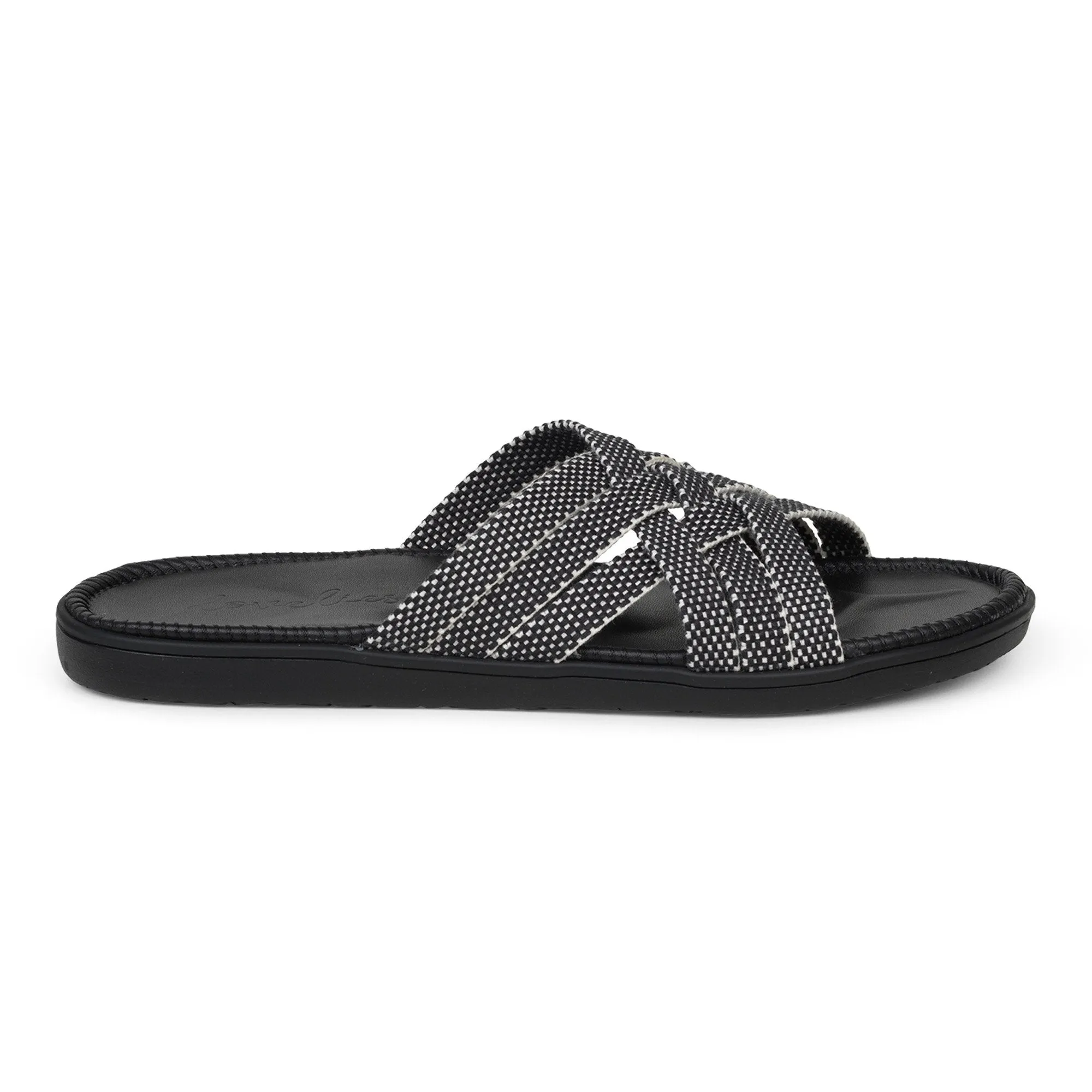 Matara - Triple cross sandal "All Black"