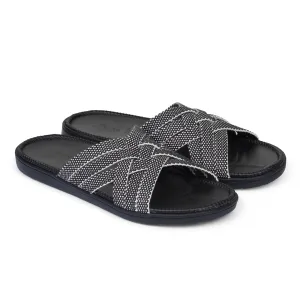 Matara - Triple cross sandal "All Black"
