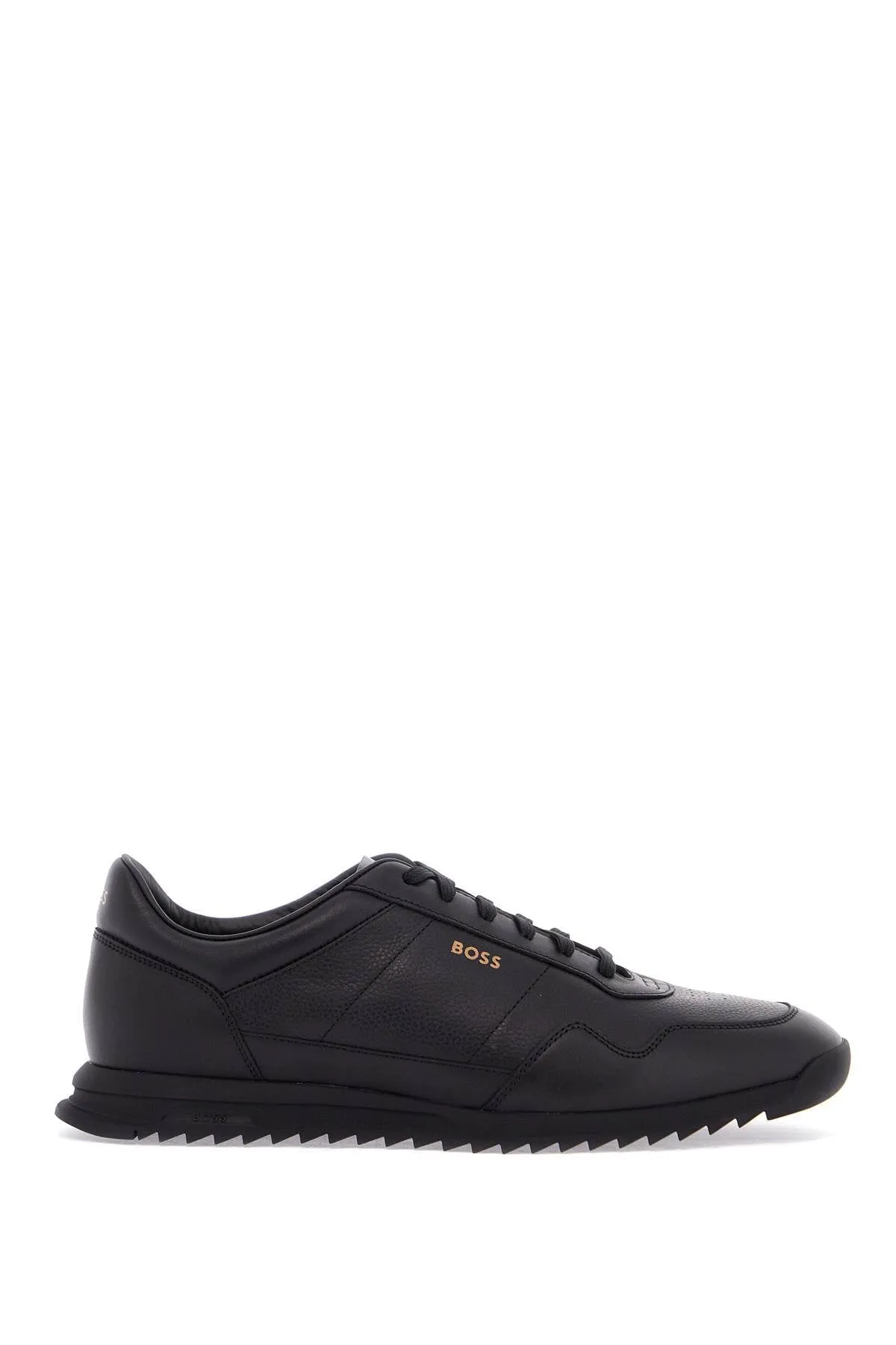 men's black leather minimalist sneakers zayn_lowp_lttb 50529541 BLACK