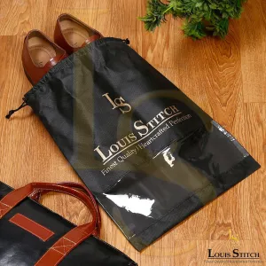 Non Woven Shoe Bag Pack Of  24 Black See-Thru