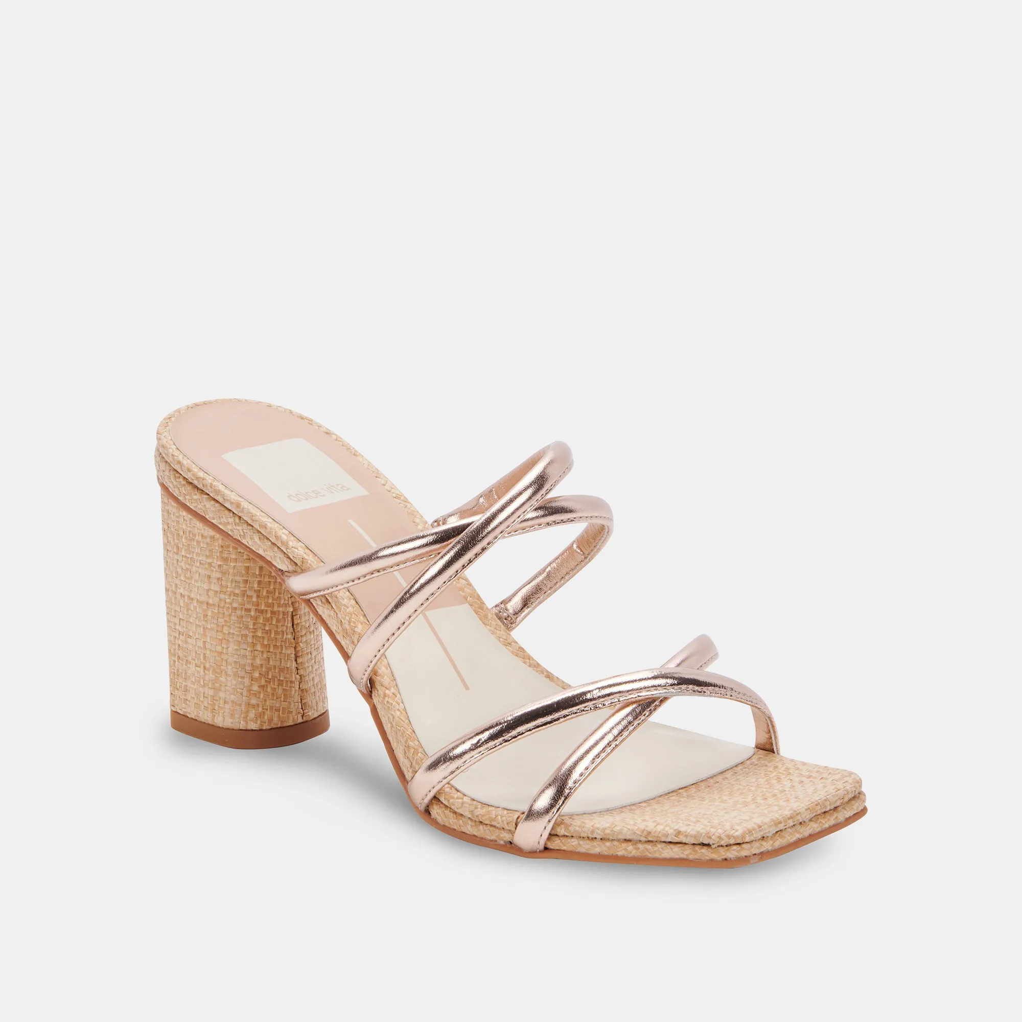 PATSI HEELS ROSE GOLD METALLIC STELLA
