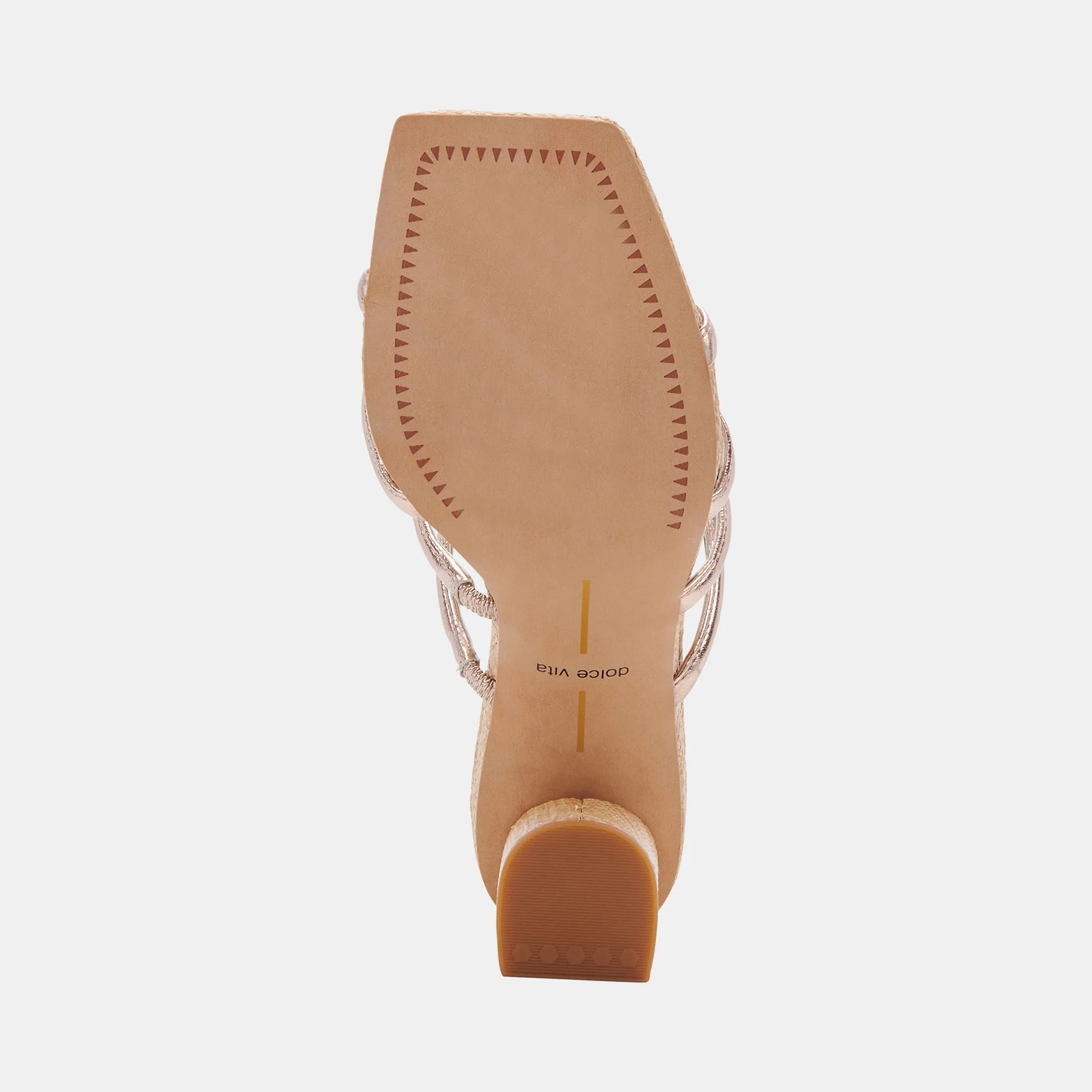 PATSI HEELS ROSE GOLD METALLIC STELLA