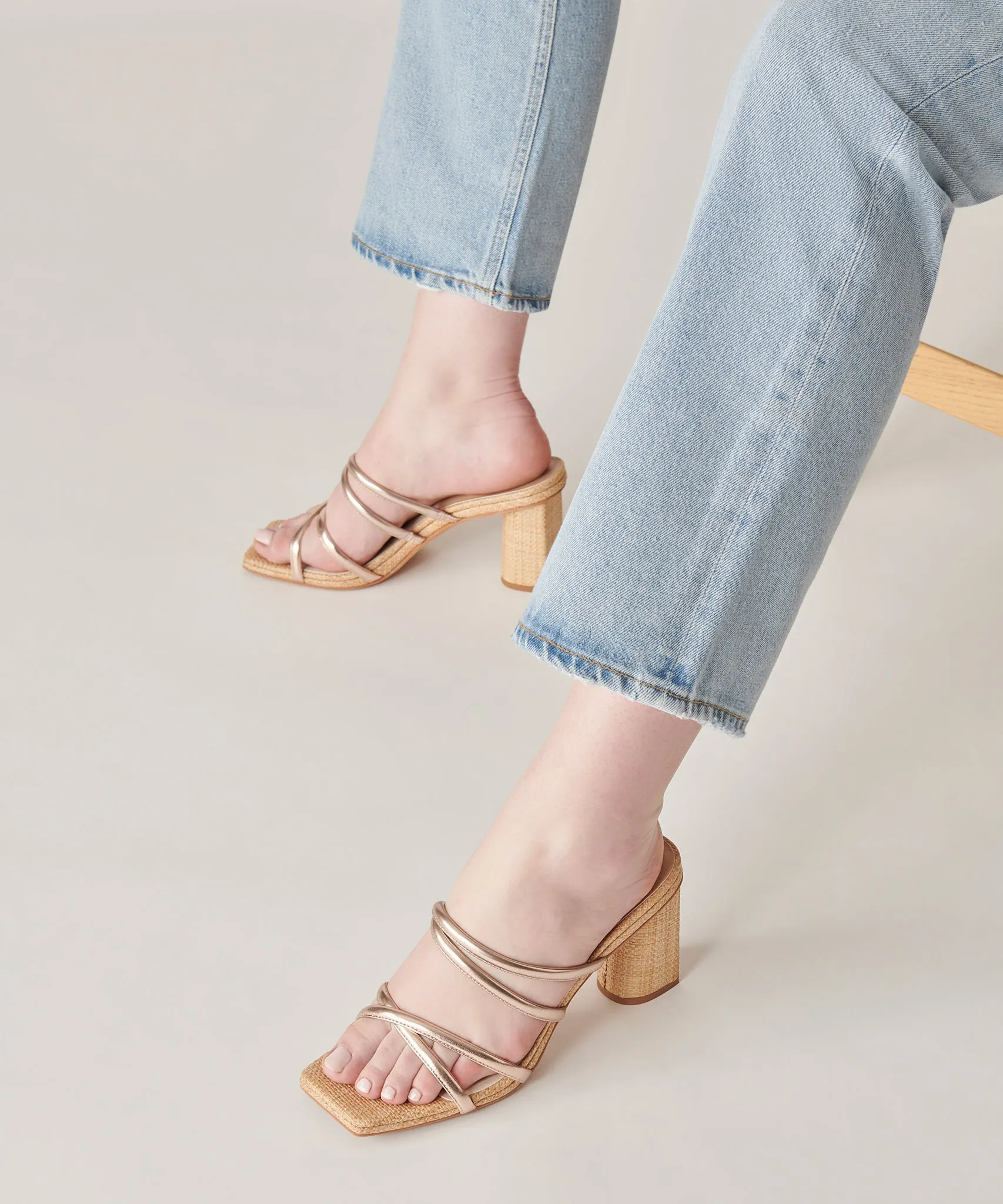 PATSI HEELS ROSE GOLD METALLIC STELLA