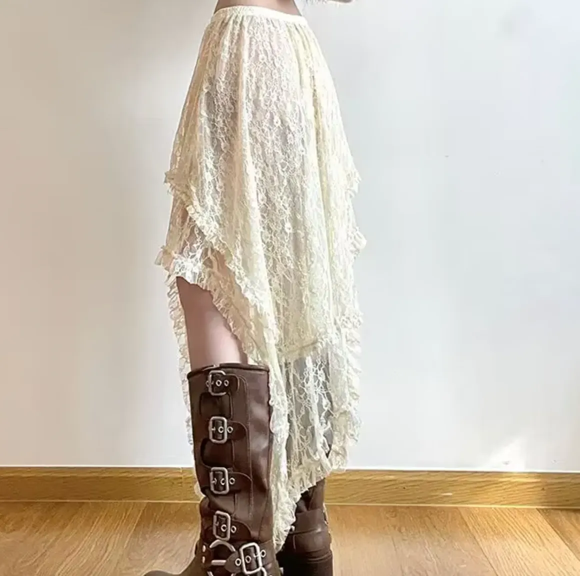 RACHEL LACE MAXI SKIRT