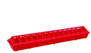 Red Flip Top Chick/Chicken Feeder