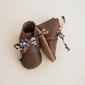 Scalloped Boots in Espresso