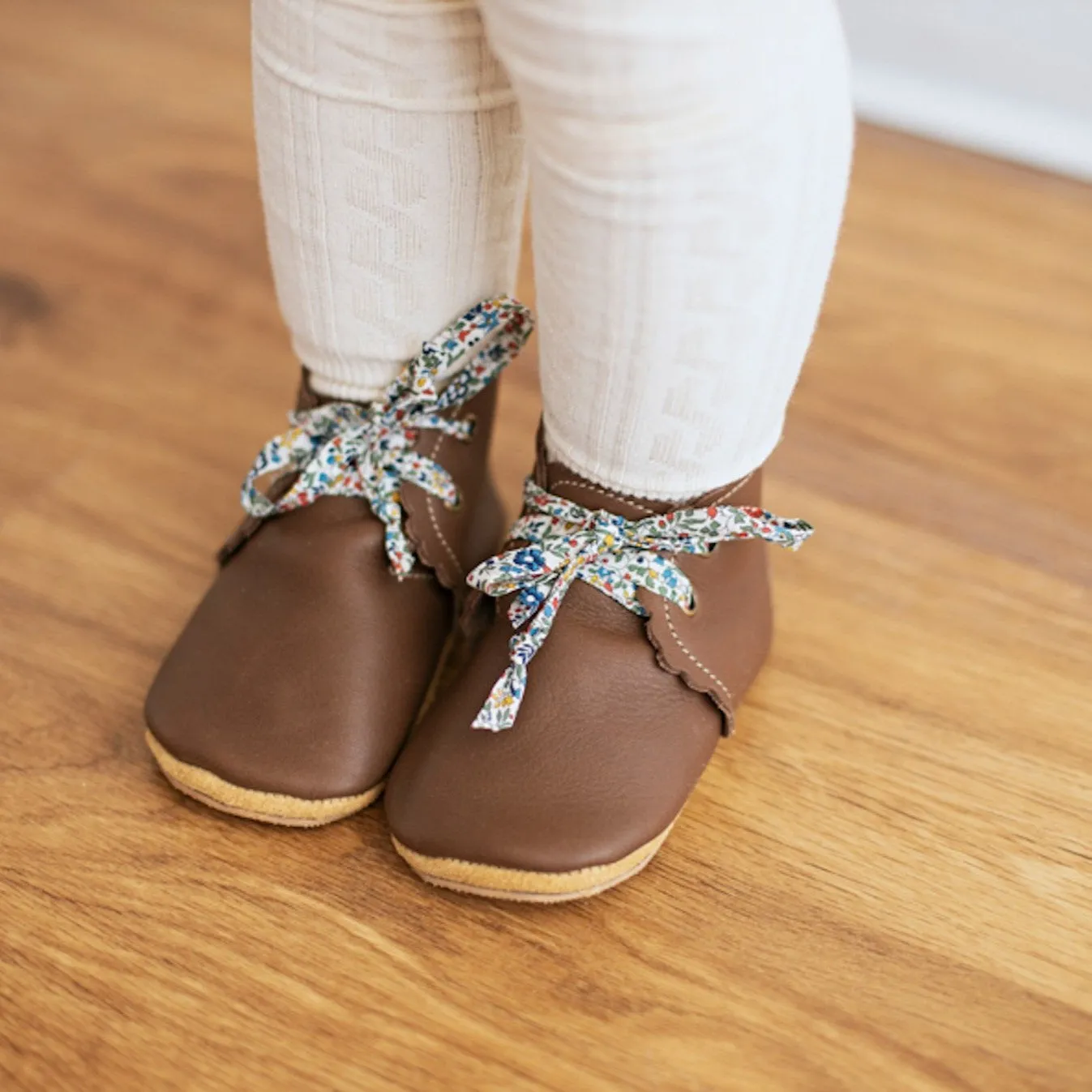 Scalloped Boots in Espresso