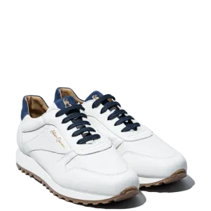 Sneaker Antica Cuoieria Pelle Vieste Punzonato Bianco