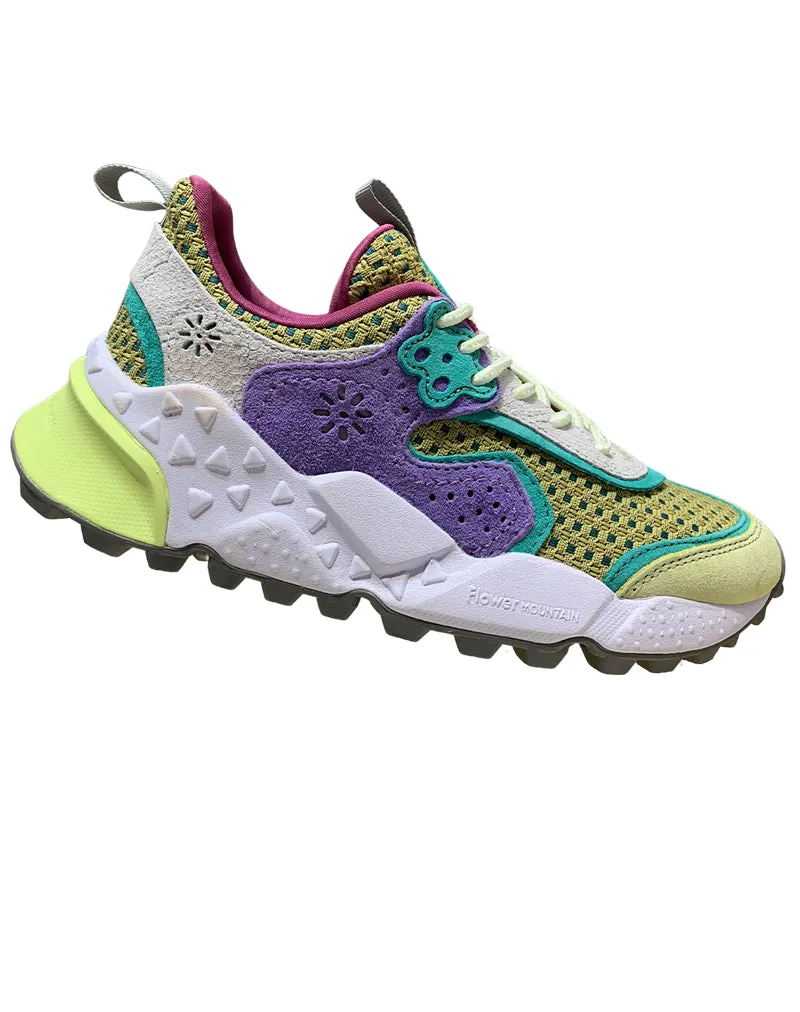SNEAKERS DONNA " KOTETSU SUEDE/CHECKED "SAGE/LILAC