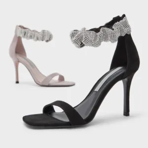 Star Style Suede Ankle Strap High Heel Shoes
