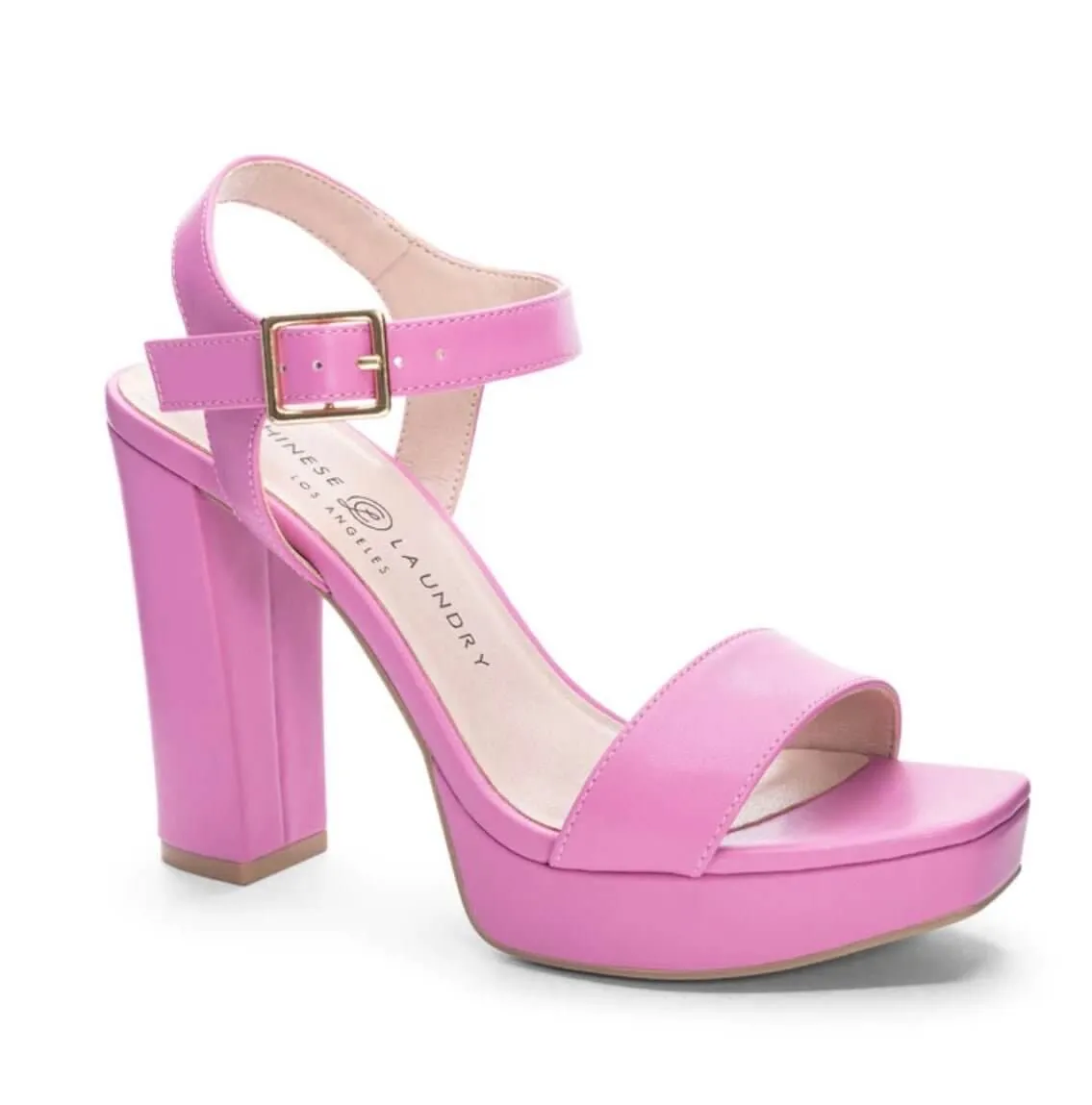 The Alyssa Heels: Pink Platform Heels