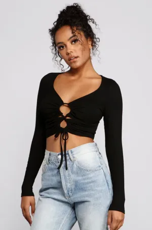 Twist Front Crop Top