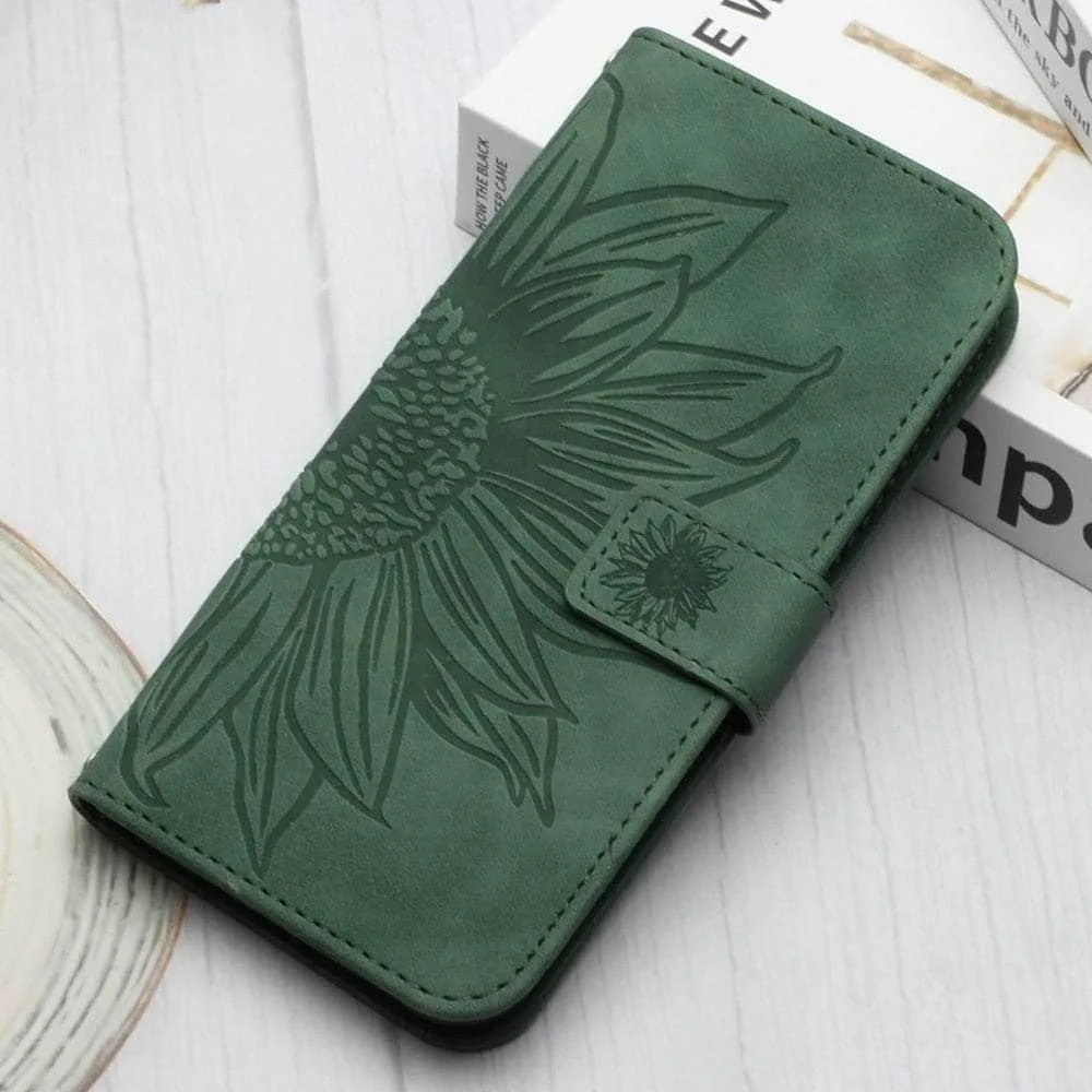 Vegan Leather Wallet Flip Galaxy S23 FE Case