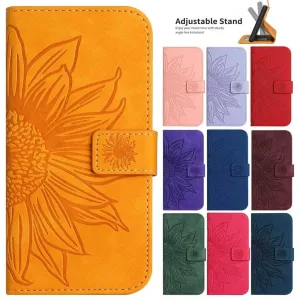 Vegan Leather Wallet Flip Galaxy S23 FE Case
