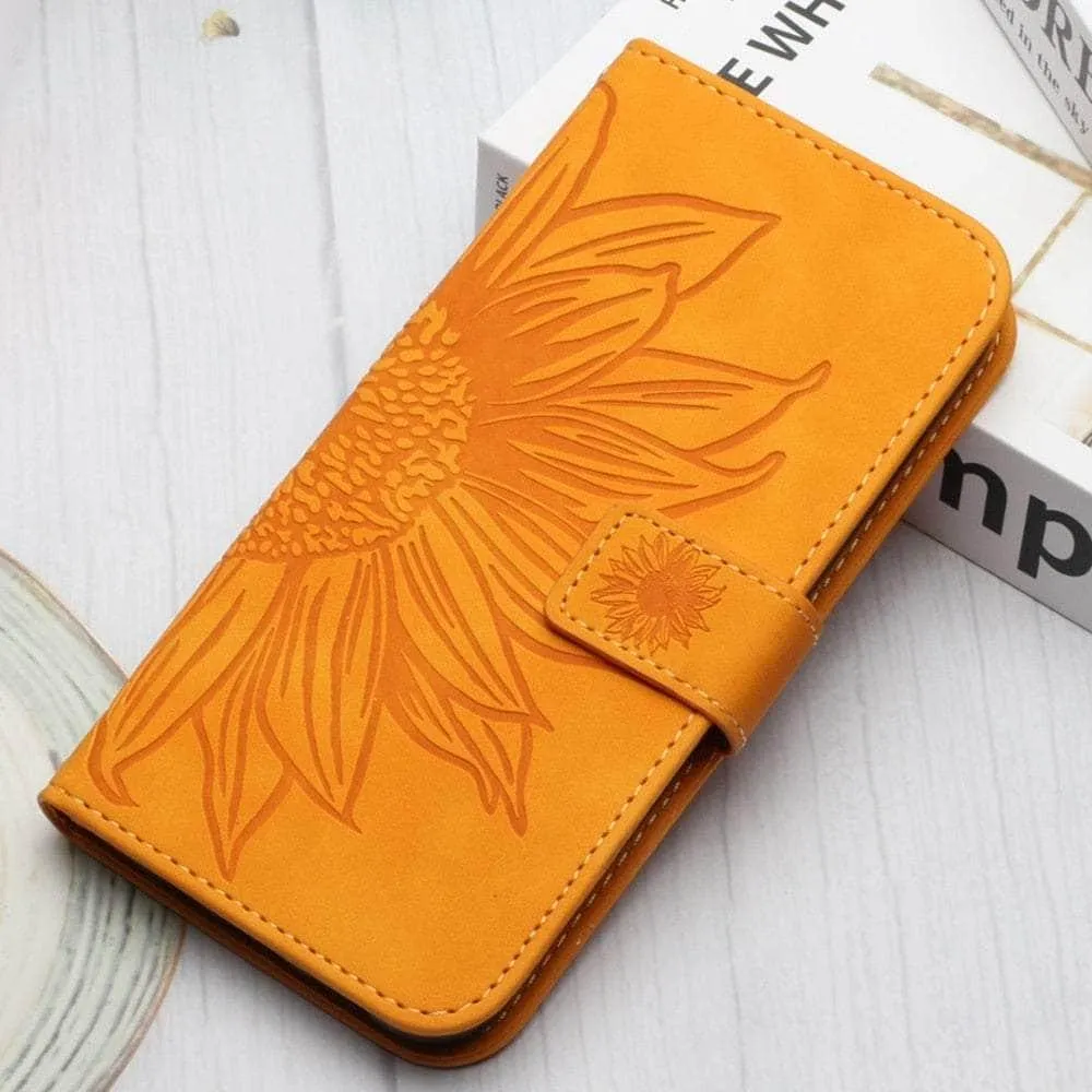 Vegan Leather Wallet Flip Galaxy S23 FE Case