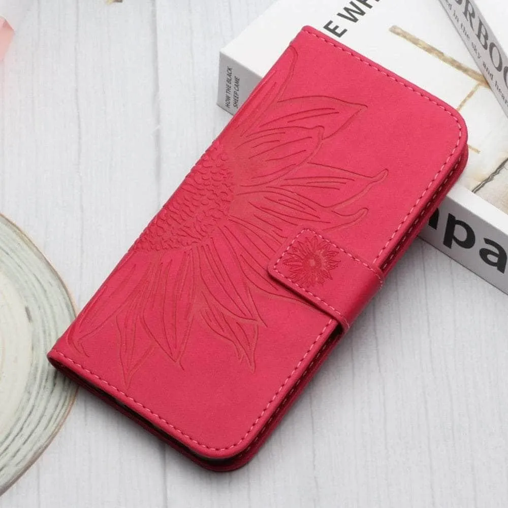 Vegan Leather Wallet Flip Galaxy S23 FE Case