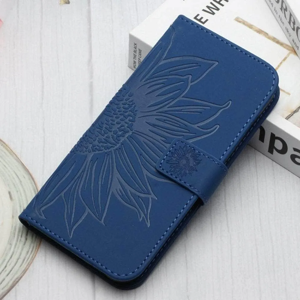 Vegan Leather Wallet Flip Galaxy S23 FE Case