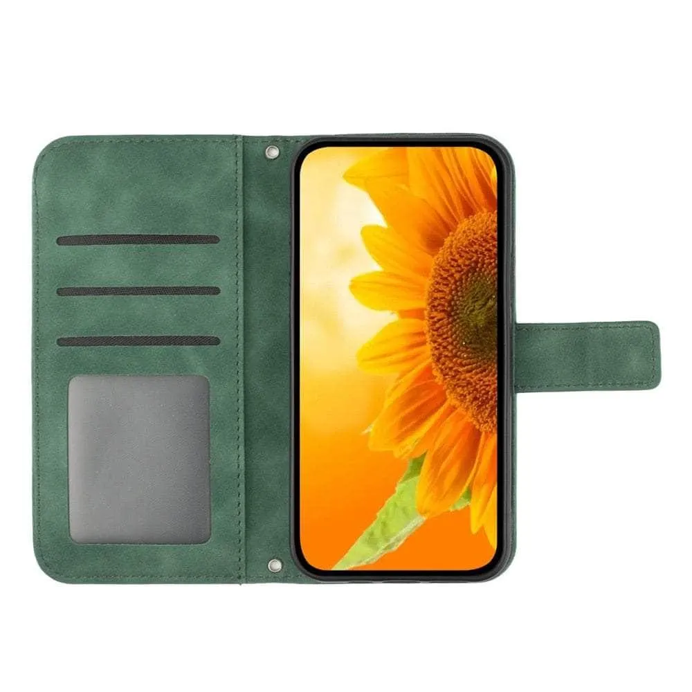 Vegan Leather Wallet Flip Galaxy S23 FE Case