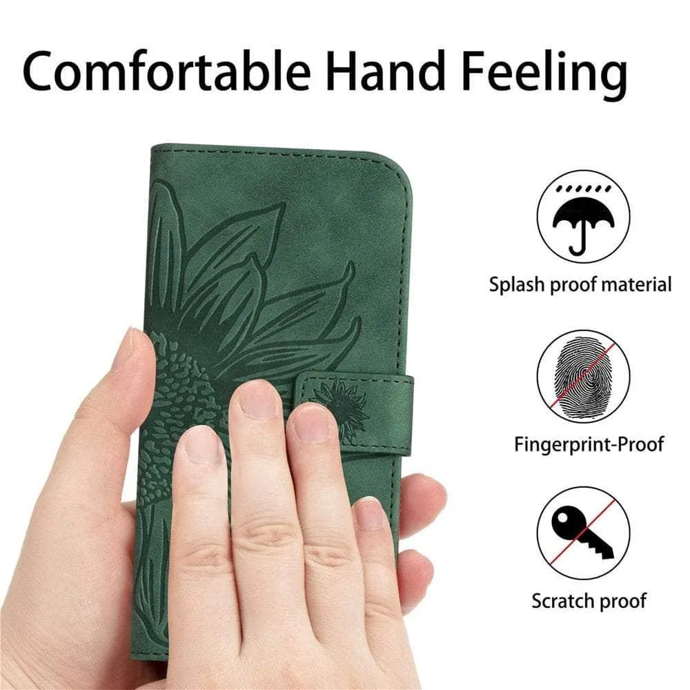 Vegan Leather Wallet Flip Galaxy S23 FE Case