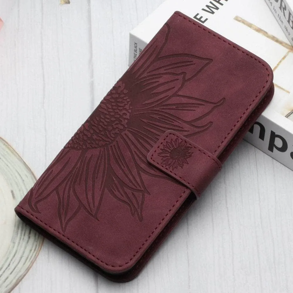 Vegan Leather Wallet Flip Galaxy S23 FE Case