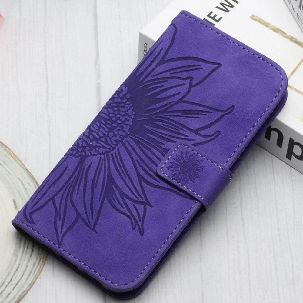 Vegan Leather Wallet Flip Galaxy S23 FE Case