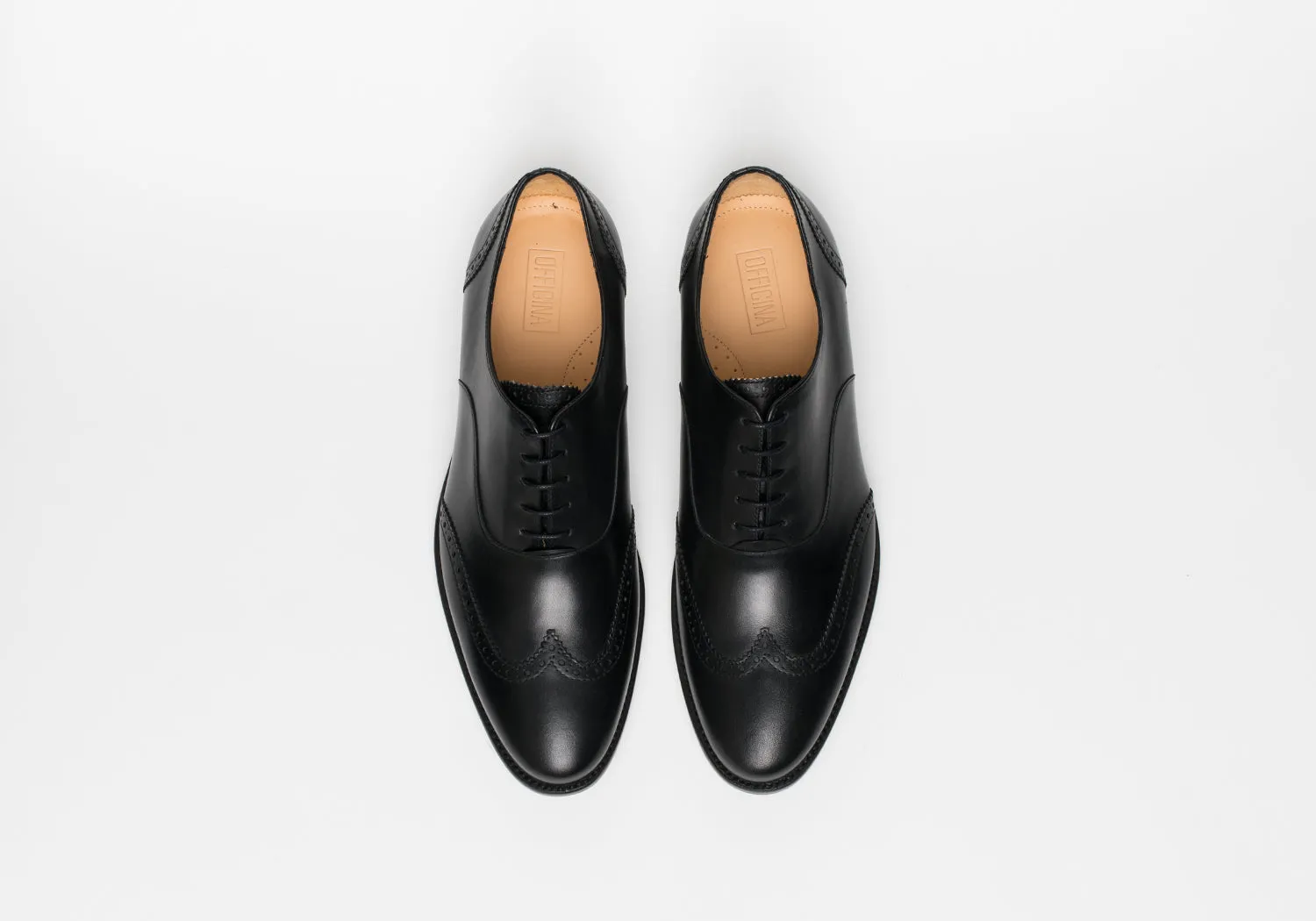 Wingtip Oxford Black