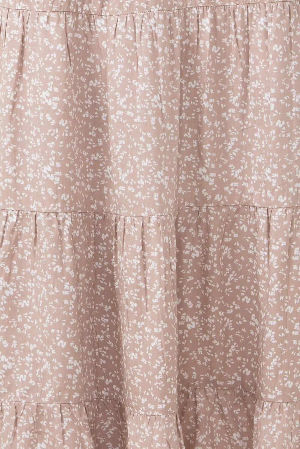 Wishlist Floral Midi Skirt with Side Slit for Women in Taupe | WL22-7471-TAUPE