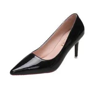 Women's Red Bottom Pointed Toe High Heel Shoes