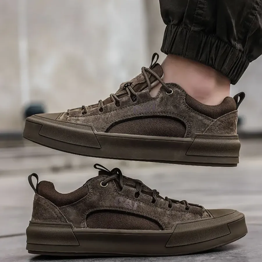 Woudorf -  Heren Schoenen - Stijlvolle Casual Sneakers met Duurzame Rubberzool