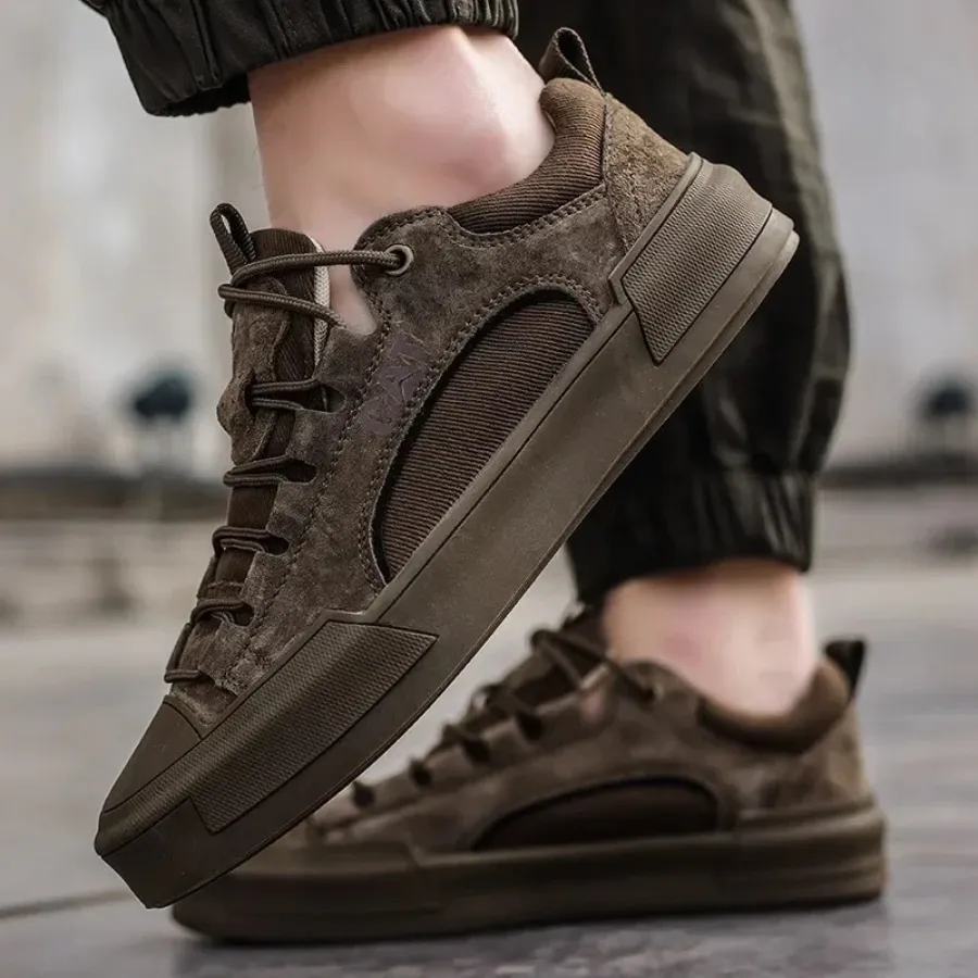 Woudorf -  Heren Schoenen - Stijlvolle Casual Sneakers met Duurzame Rubberzool