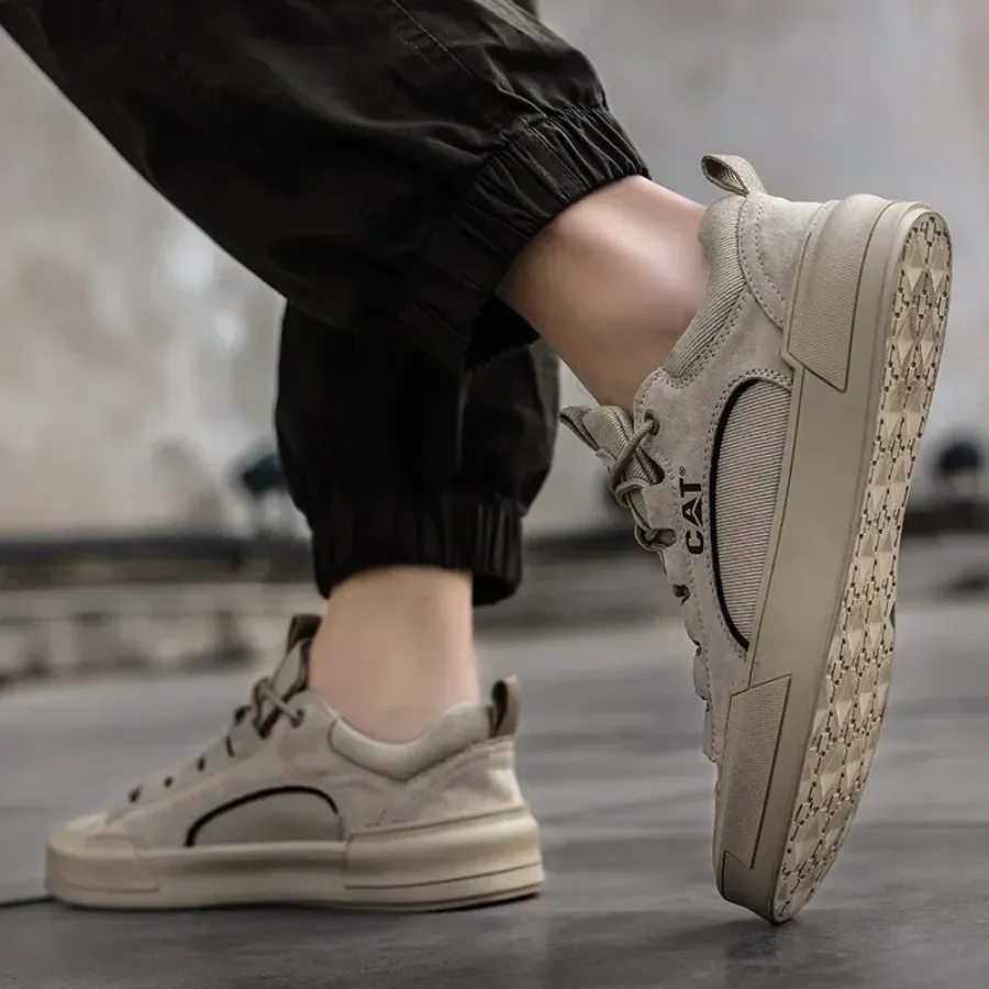 Woudorf -  Heren Schoenen - Stijlvolle Casual Sneakers met Duurzame Rubberzool