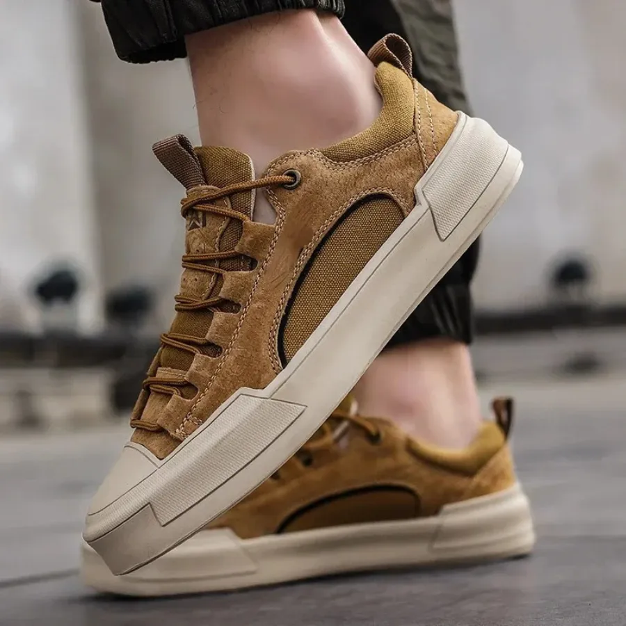 Woudorf -  Heren Schoenen - Stijlvolle Casual Sneakers met Duurzame Rubberzool